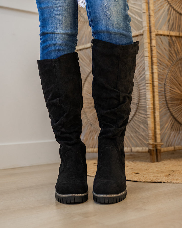 Very G Dashing Tall Boots - Color Options Available! Arrow Twenty Two Black