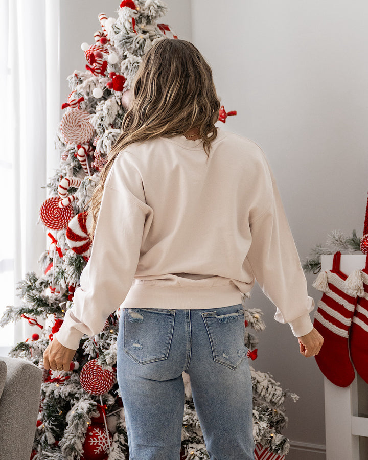 NEW! Falala Cream Sweatshirt