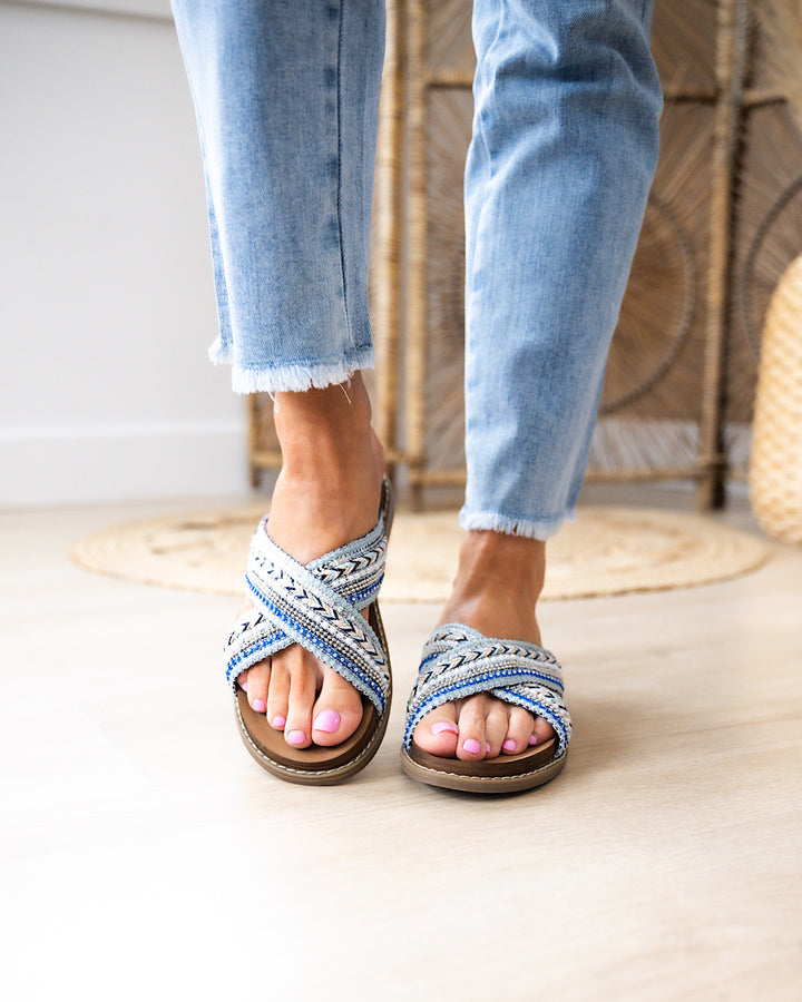 Very G Elkin Sandal - Blue FINAL SALE  Very G   