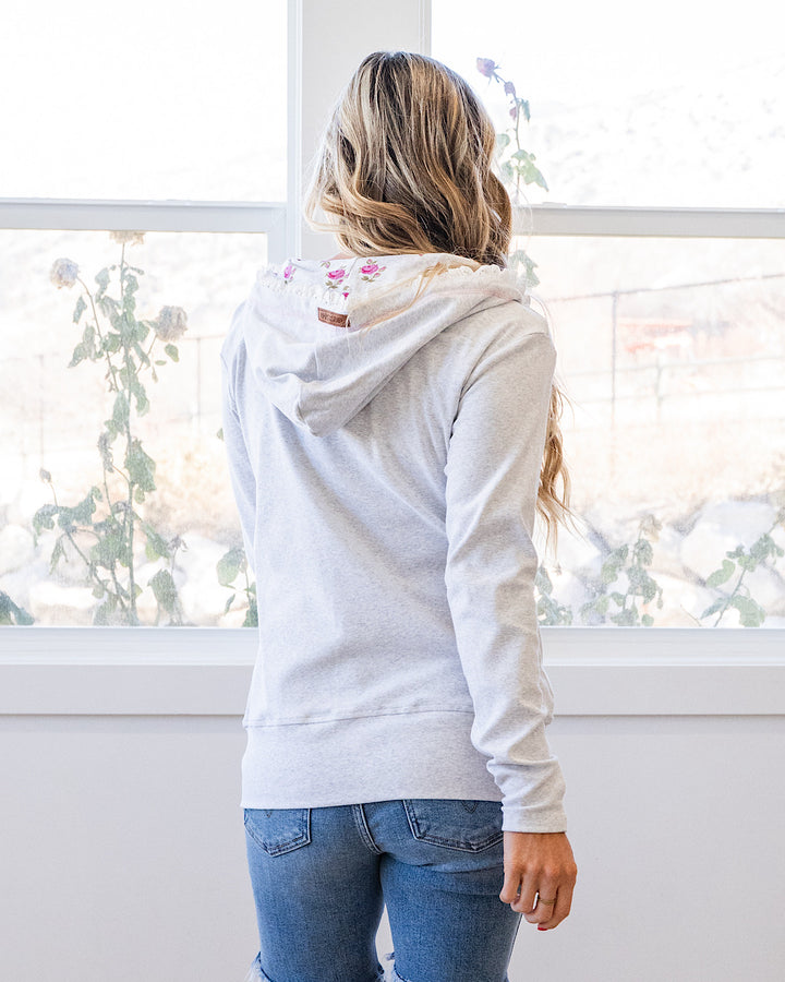 NEW! Ampersand Ave Morning Mist FullZip Sweatshirt Ampersand Ave