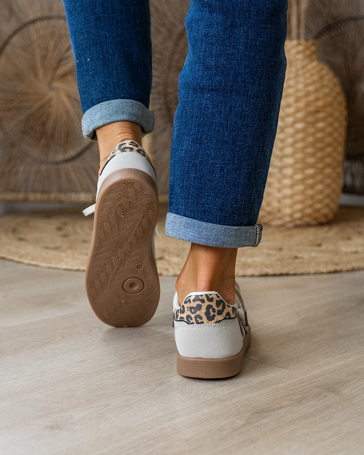 NEW! Very G Retro Leopard Sneakers - Cream Leopard Very G