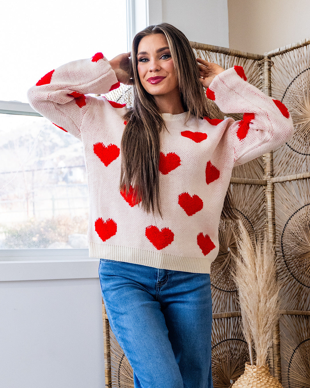 Be Mine Heart Knit Sweater FINAL SALE Lovely Melody