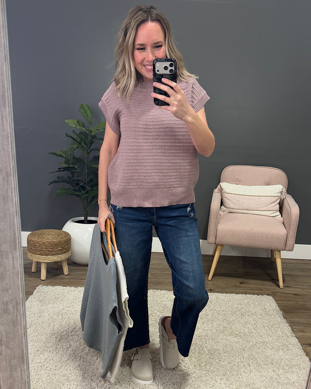 NEW! Blindsided Crochet Knit Top - Off White