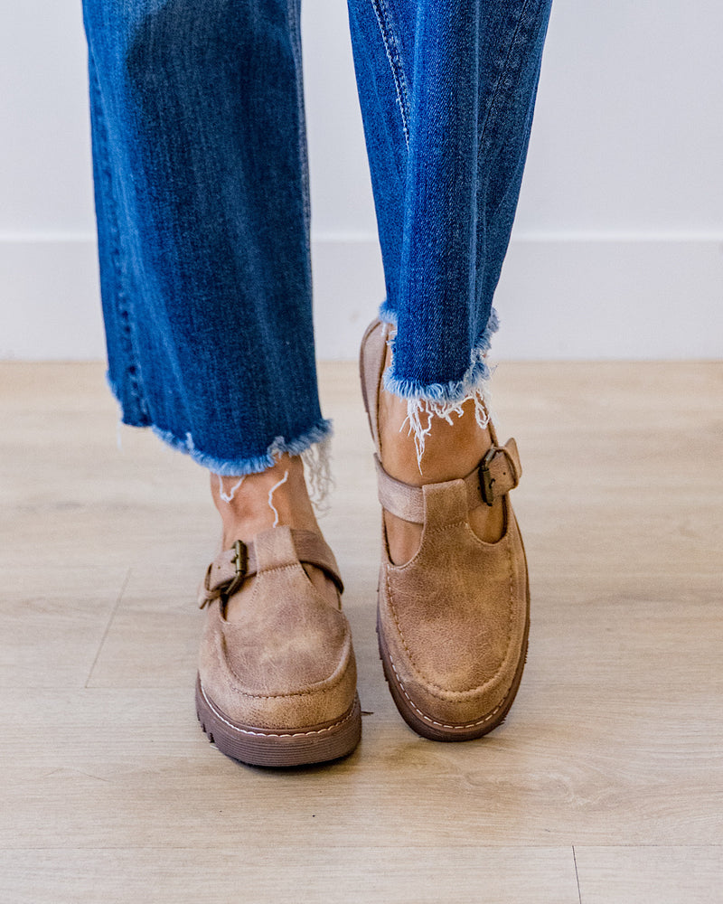 NEW! Very G Roni Mary Jane Loafers - Beige Very G