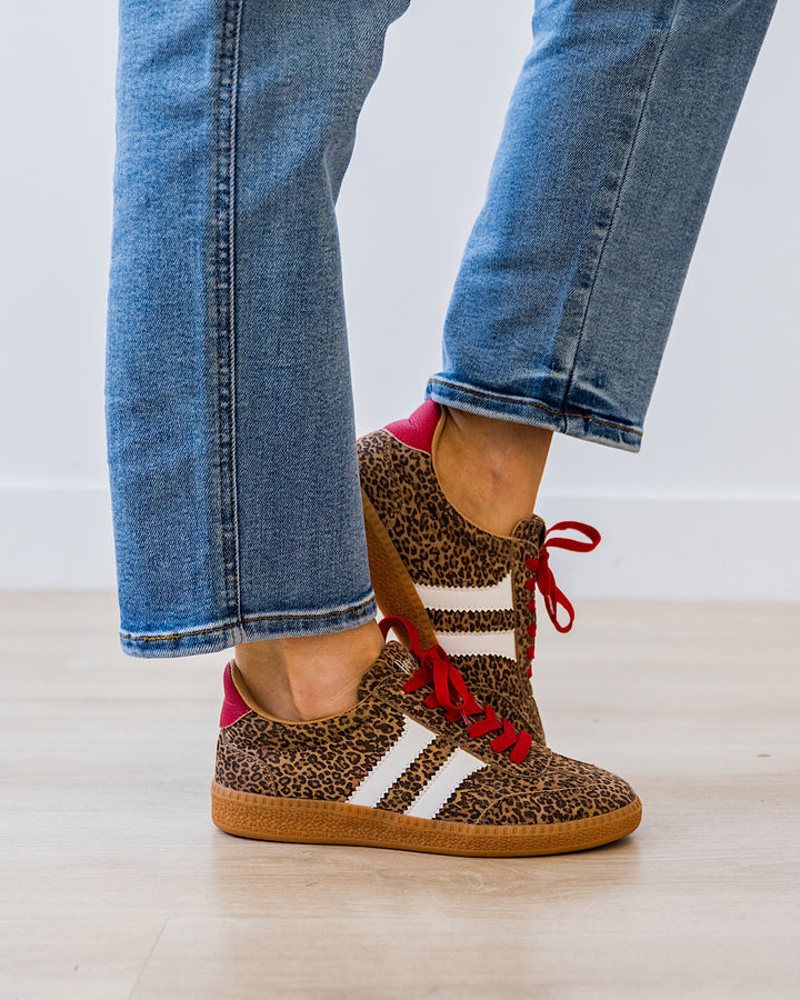 NEW! Corkys Heads Up Sneakers - Mini Leopard Corkys Footwear