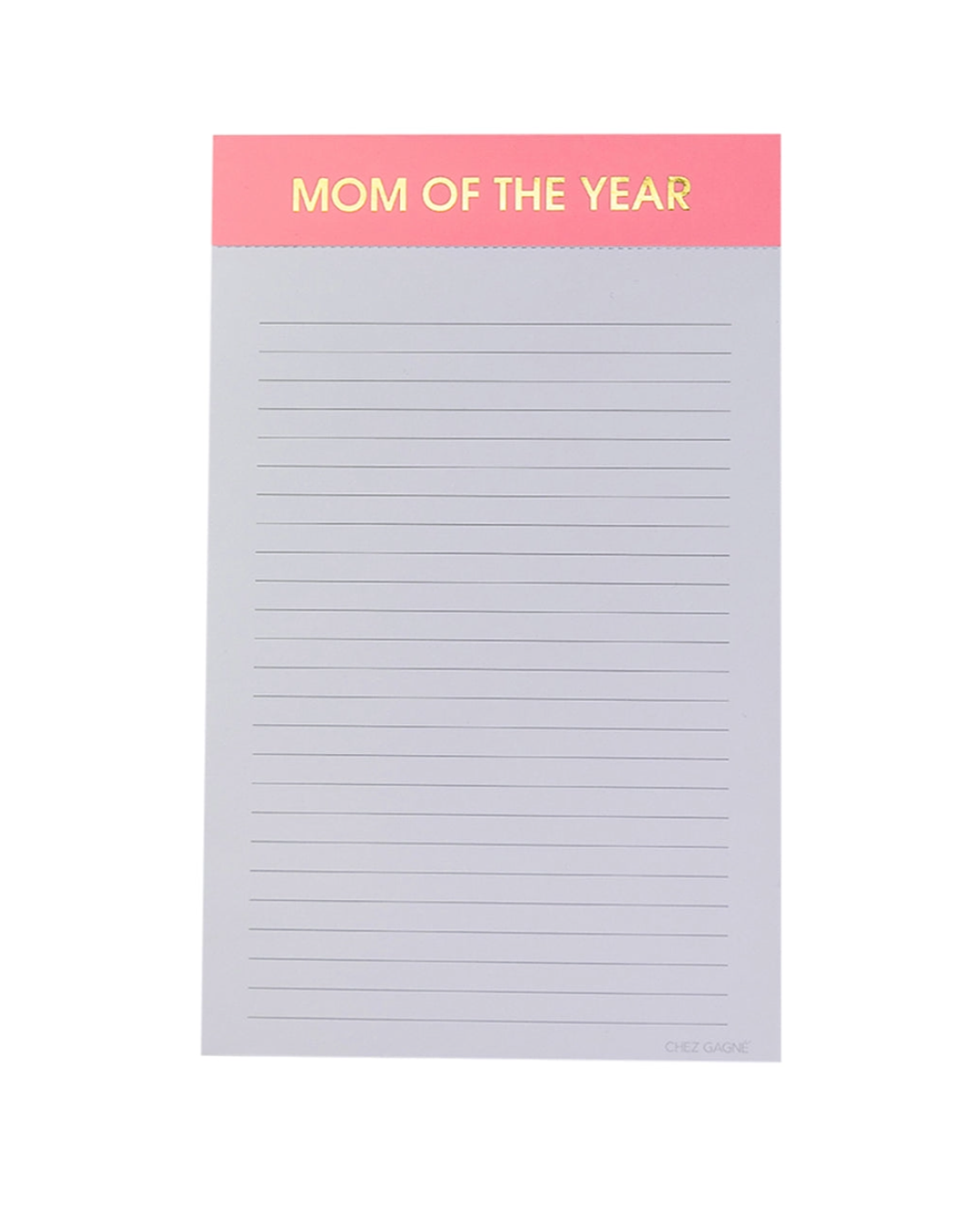 Note Pads - 5 Sayings Chez Gagne One Size Mom of the Year