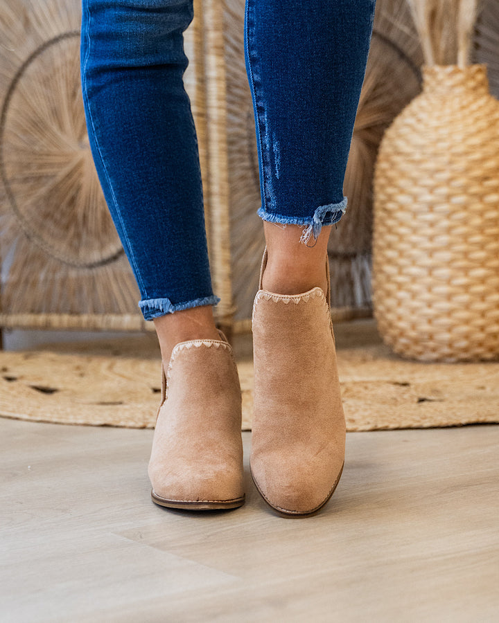 NEW! Corkys Spice it Up Booties - Camel Corkys Footwear