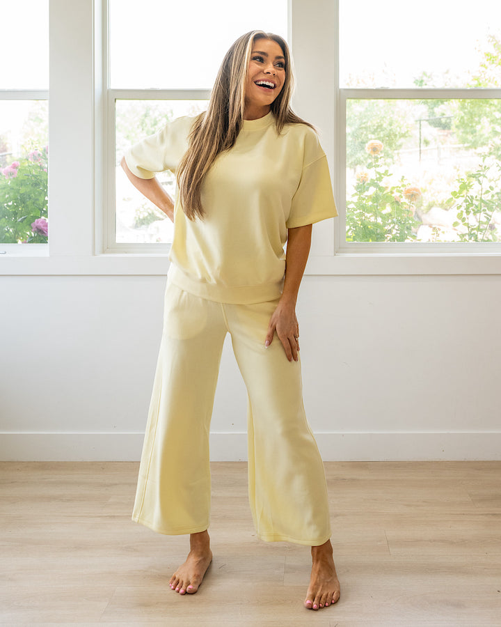 NEW! Macey Scuba Fabric Top - Lemonilla