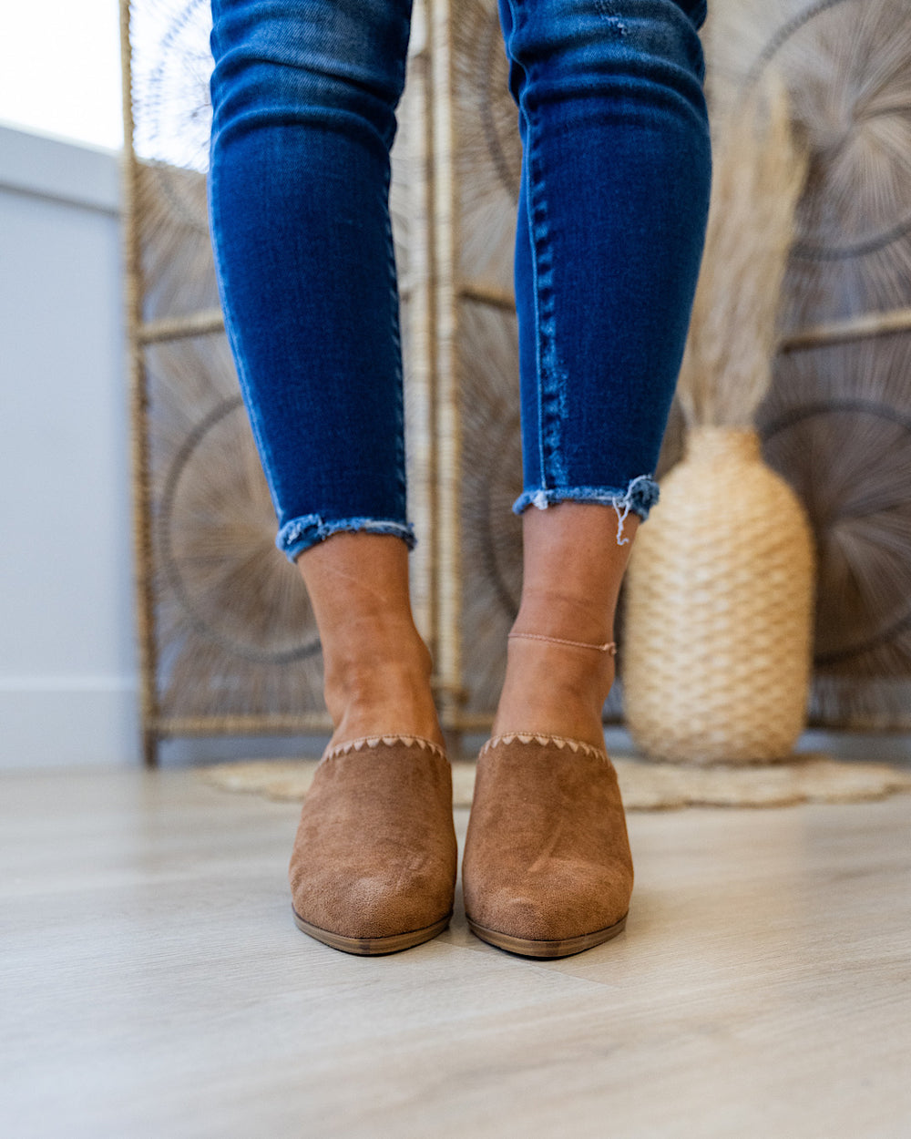 Corkys Sizzle Faux Suede Slip Ons - Tobacco  Corkys Footwear   