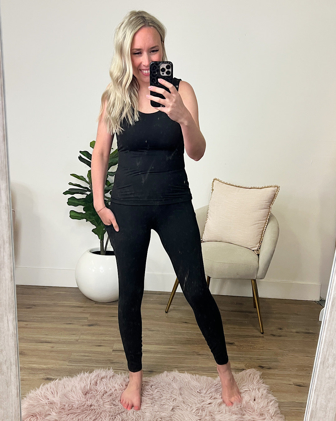 Rae Mode Full Length Sporty Leggings - Black  Rae Mode   