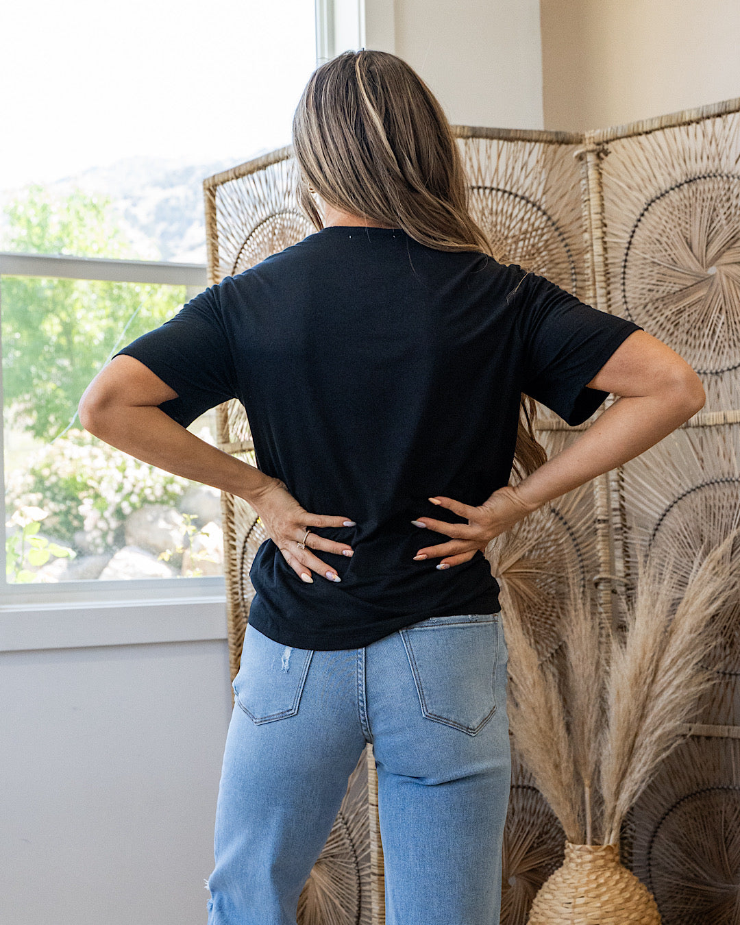 NEW! Bethany Pocket Top - Black Hyfve