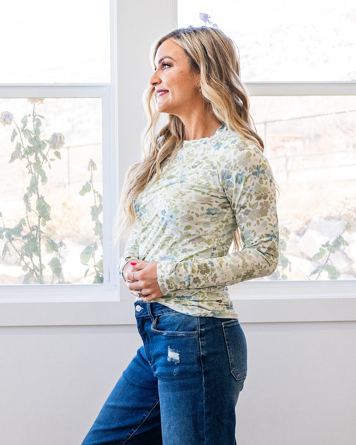 NEW! Blair Long Sleeve Top - Spring Meadows
