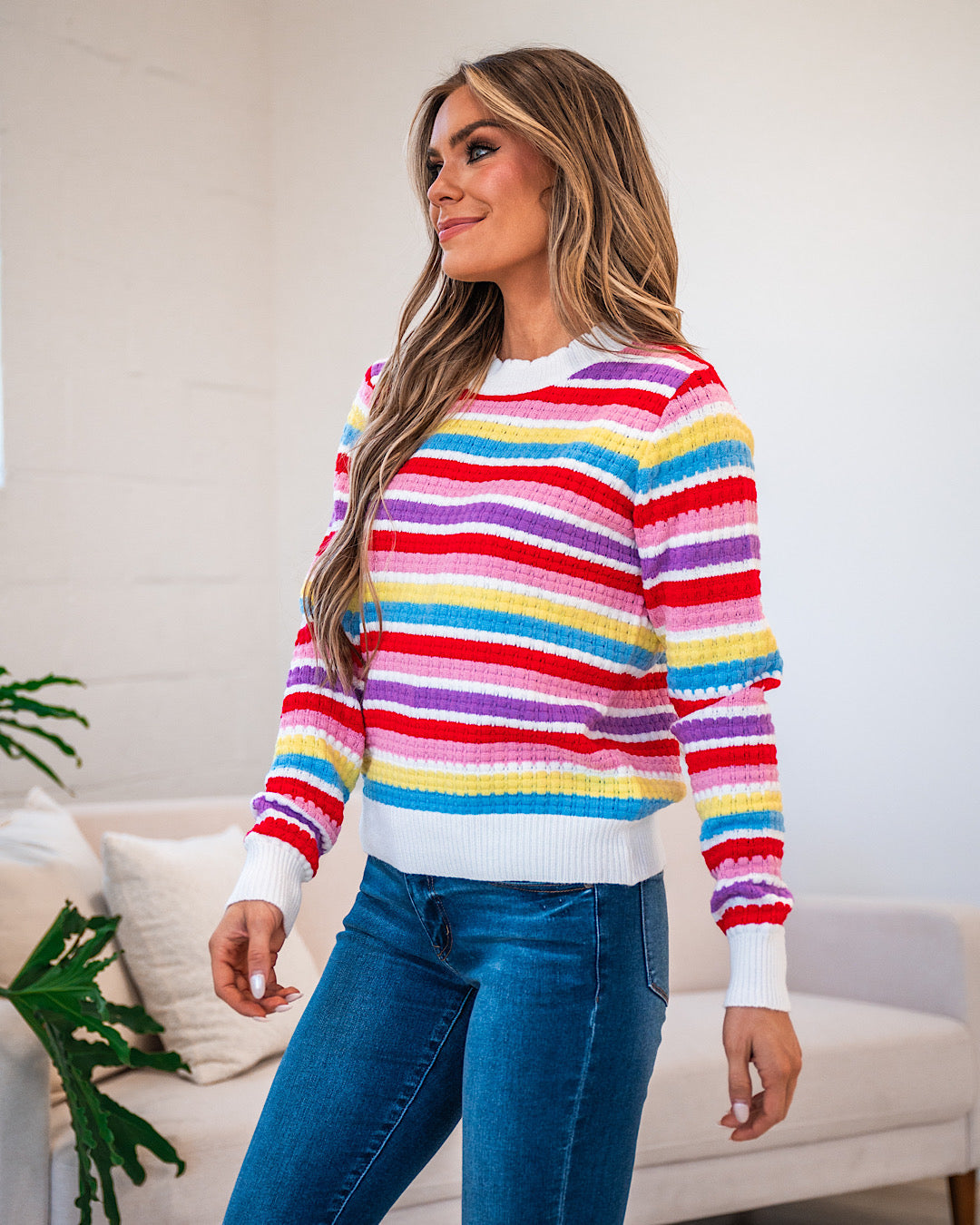 True Love Rainbow Sweater FINAL SALE  Bibi   