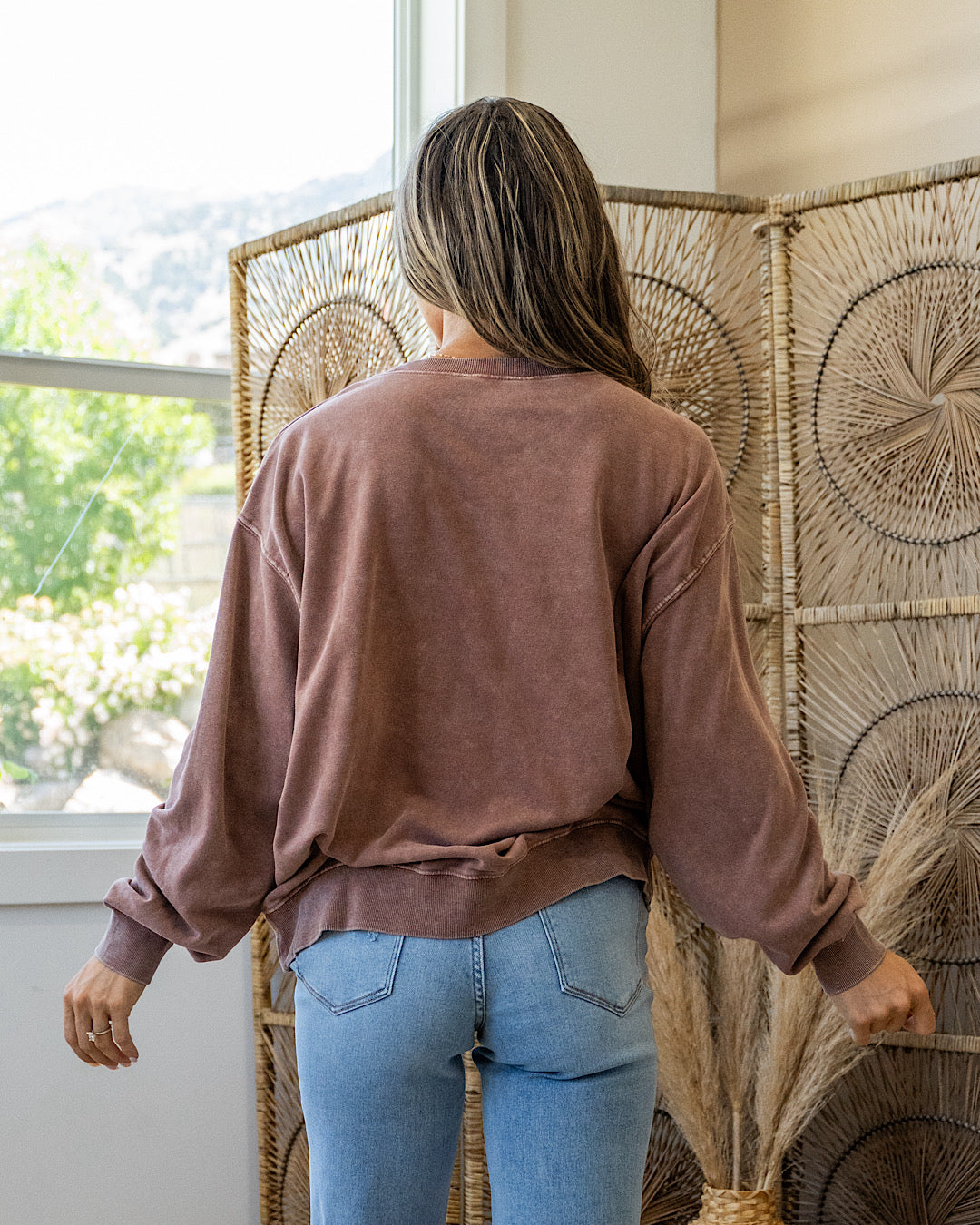 NEW! Never Better Sweatshirt - Chestnut Double Zero