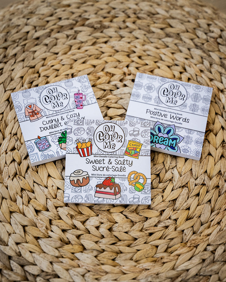 NEW! Mini Coloring Books - 3 Options Oh Color Me
