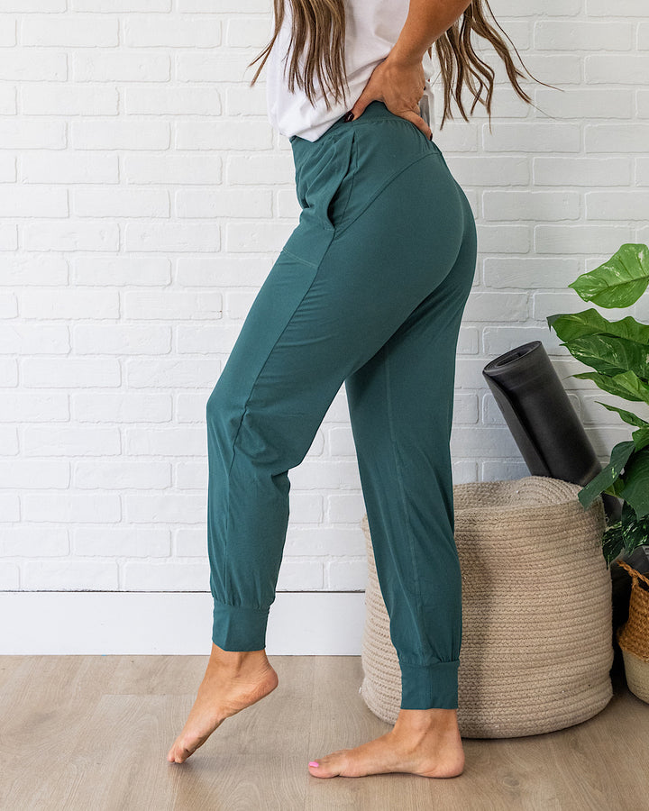 Yoga Joggers - Everglade Green Rae Mode