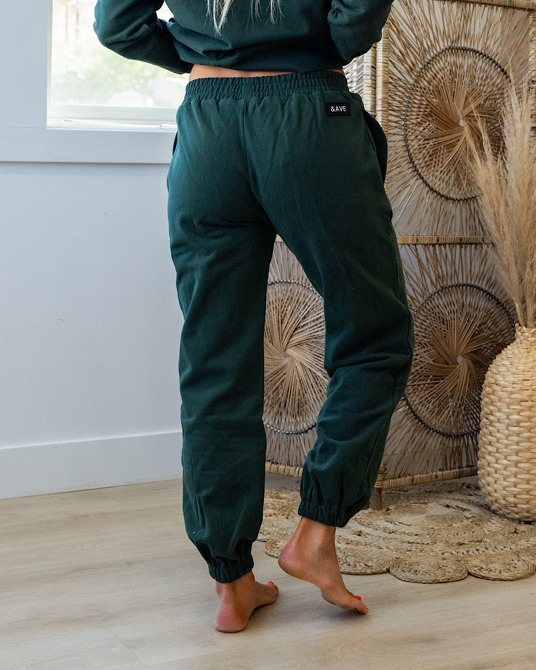 Ampersand Ave Never Better Joggers - Forest Green Ampersand Ave