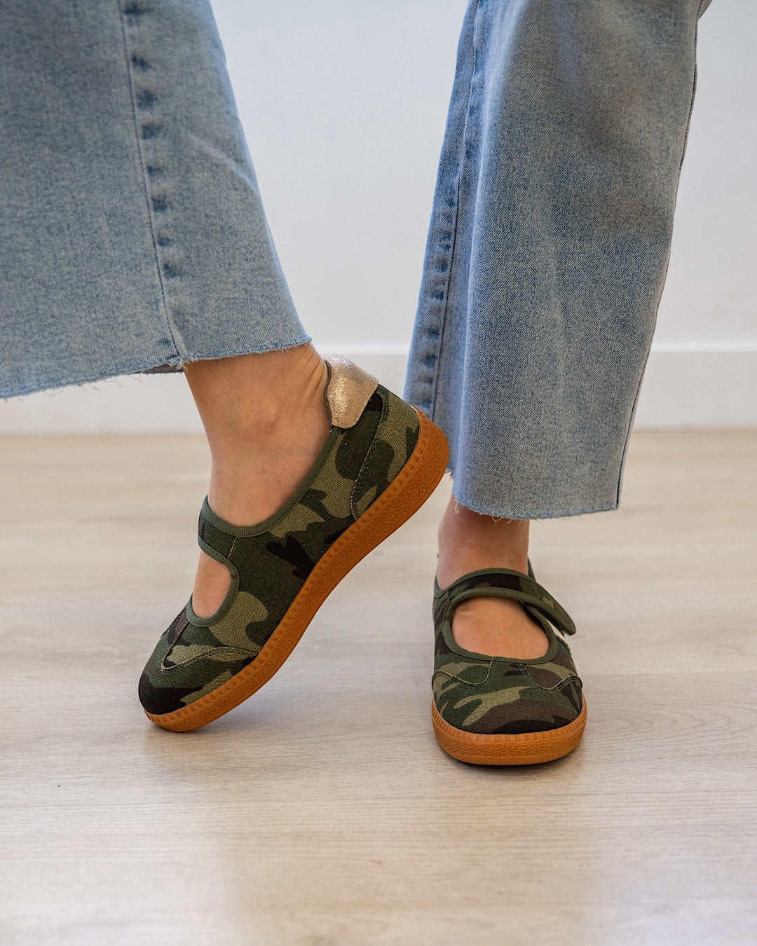 NEW! Corkys Calm Down Mary Jane Sneakers - Camo Corkys Footwear