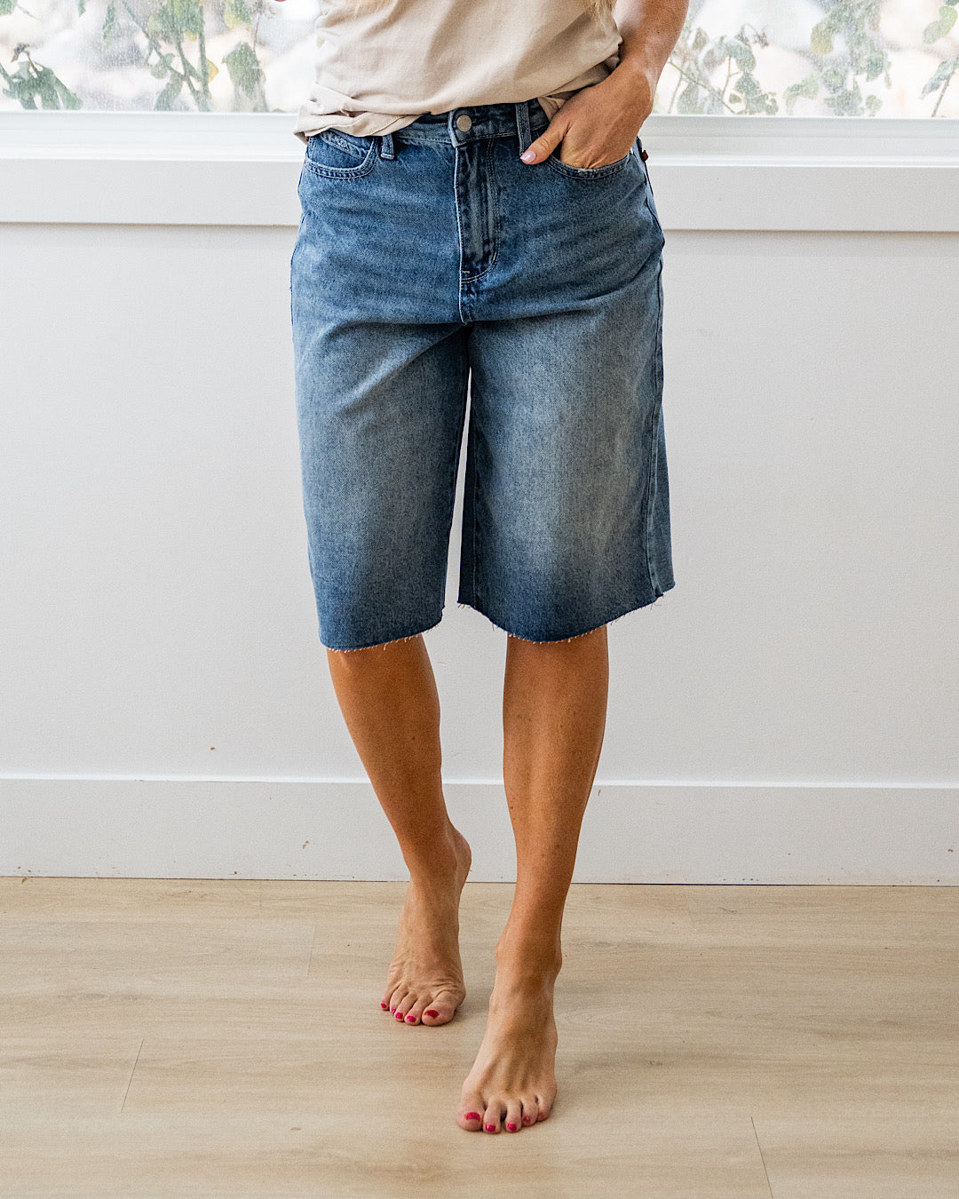 NEW! Judy Blue Junie Rigid Magic Jean Shorts Judy Blue