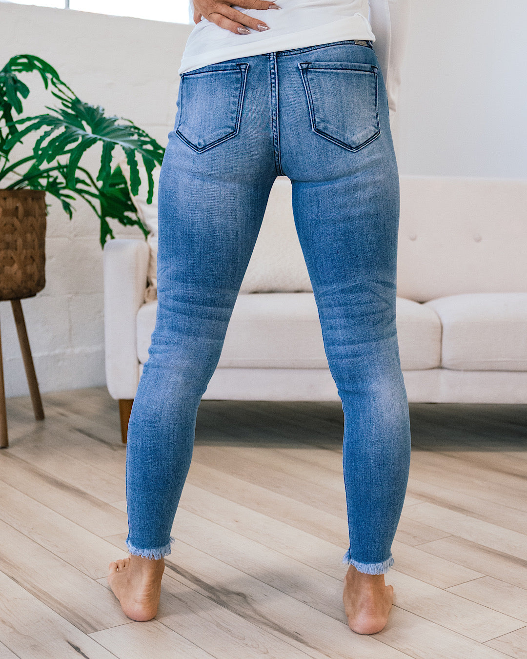 KanCan Maren Button Up Distressed Jeans FINAL SALE  KanCan   