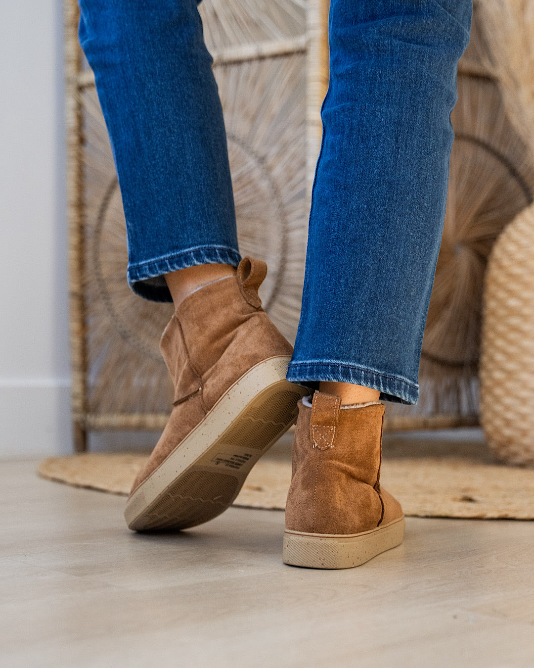 NEW! Very G Fuzzy Boots - Tan