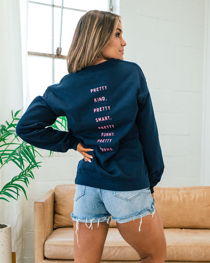 Aim to Be Sweatshirt - Navy  Southern Bliss   