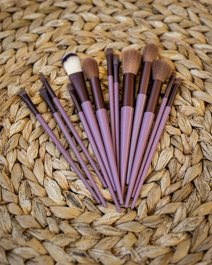 DOORBUSTER! Makeup Brush Set With Storage Bag - 13 Pieces