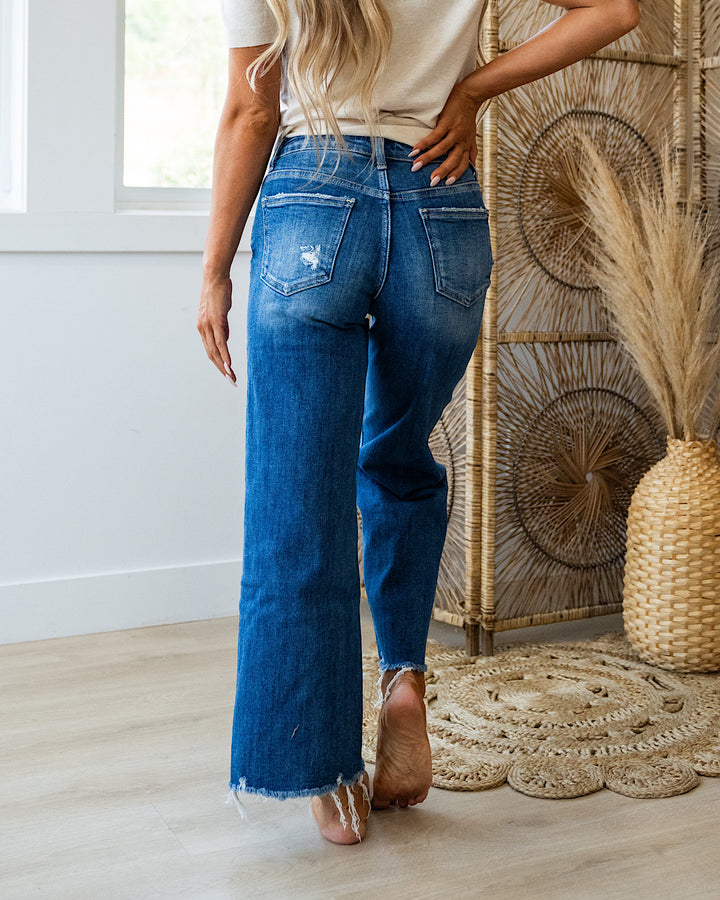 Lovervet What If Non Distressed Wide Leg Jeans  Vervet   