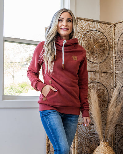 Wanakome Artemis Hoodie - Rustic Red  Wanakome   