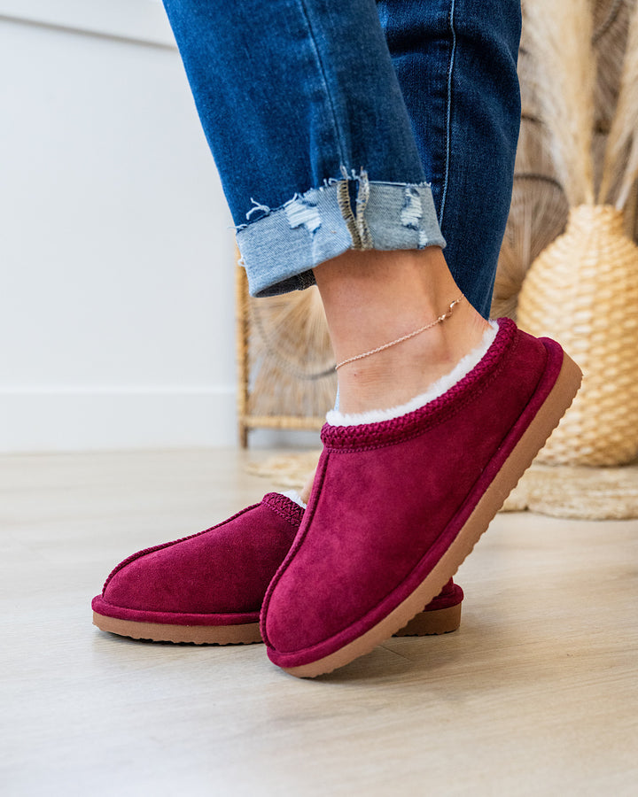 Very G Cheers Slippers - Maroon Very G