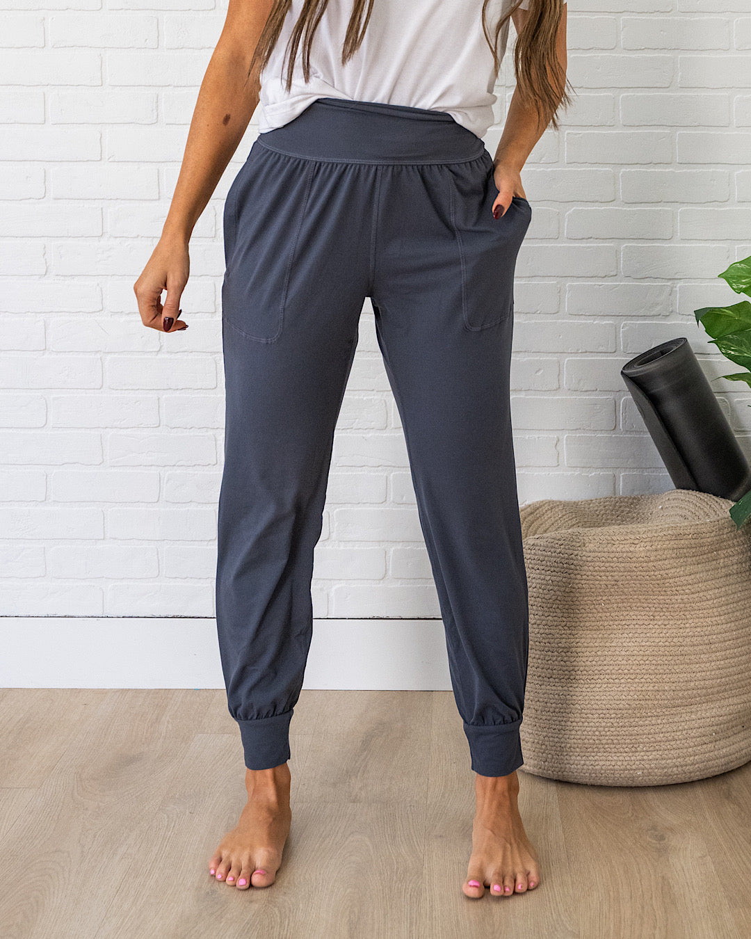 Yoga Joggers - Color Options Available! Rae Mode Charcoal