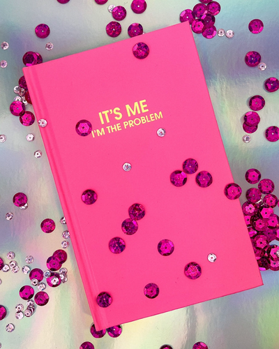 Hardcover Journal - 5 Colors Chez Gagne One Size Its Me Im the Problem - Cosmopolitan Pink