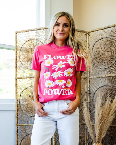 Flower Power Watermelon Tee FINAL SALE  Kissed Apparel   