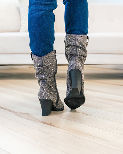 Very G Kady Slouch Boots - Gray FINAL SALE  Very G   