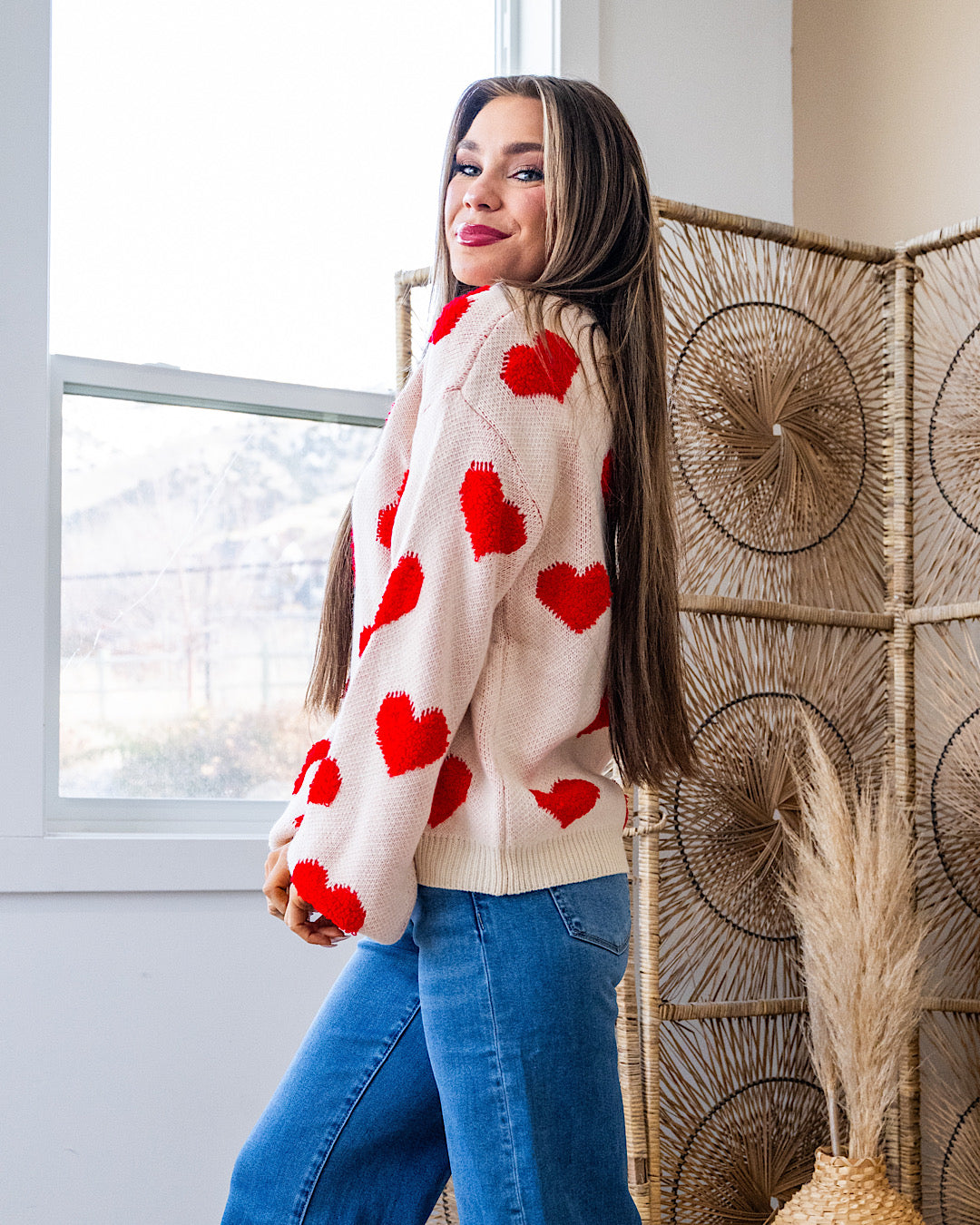 NEW! Be Mine Heart Knit Sweater