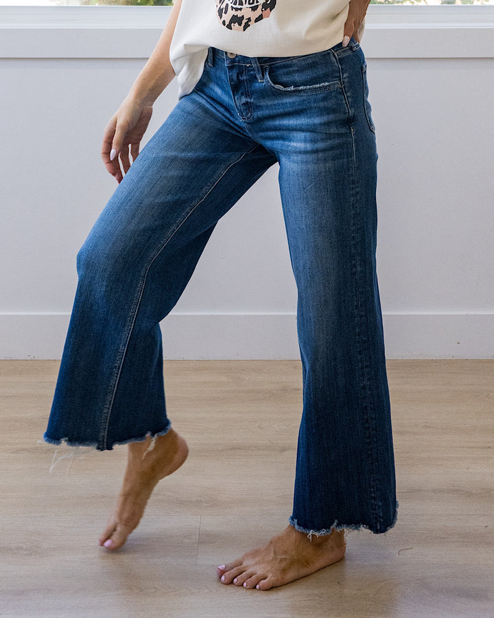 Lovervet What If Non Distressed Wide Leg Jeans Lovervet