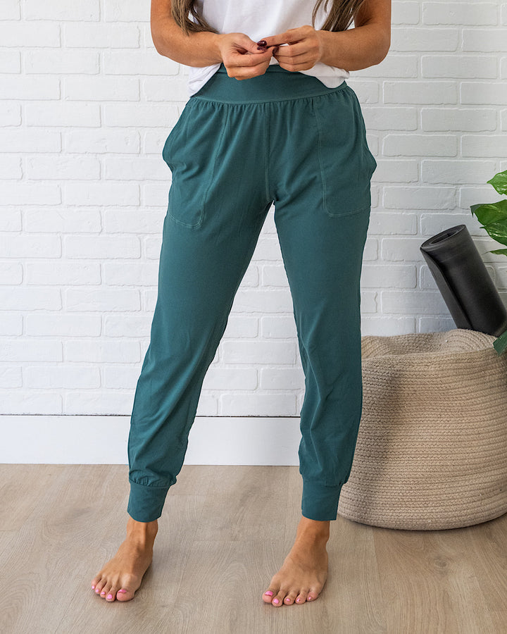 Yoga Joggers - Color Options Available! Rae Mode Everglade Green