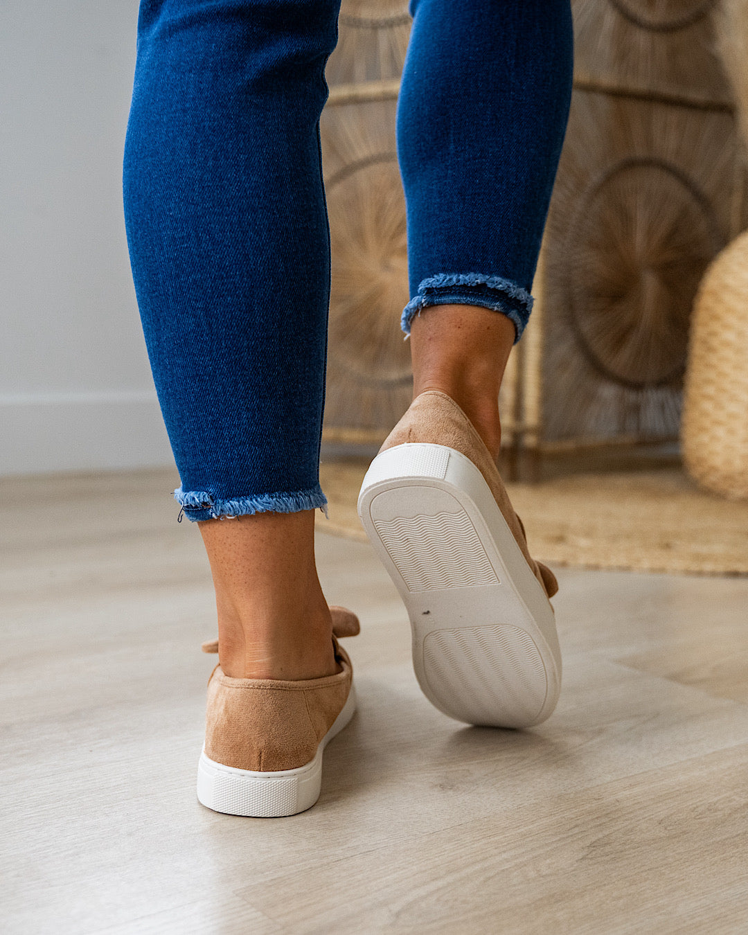 NEW! Corkys Why Knot Slip On Sneakers - Camel Corkys Footwear