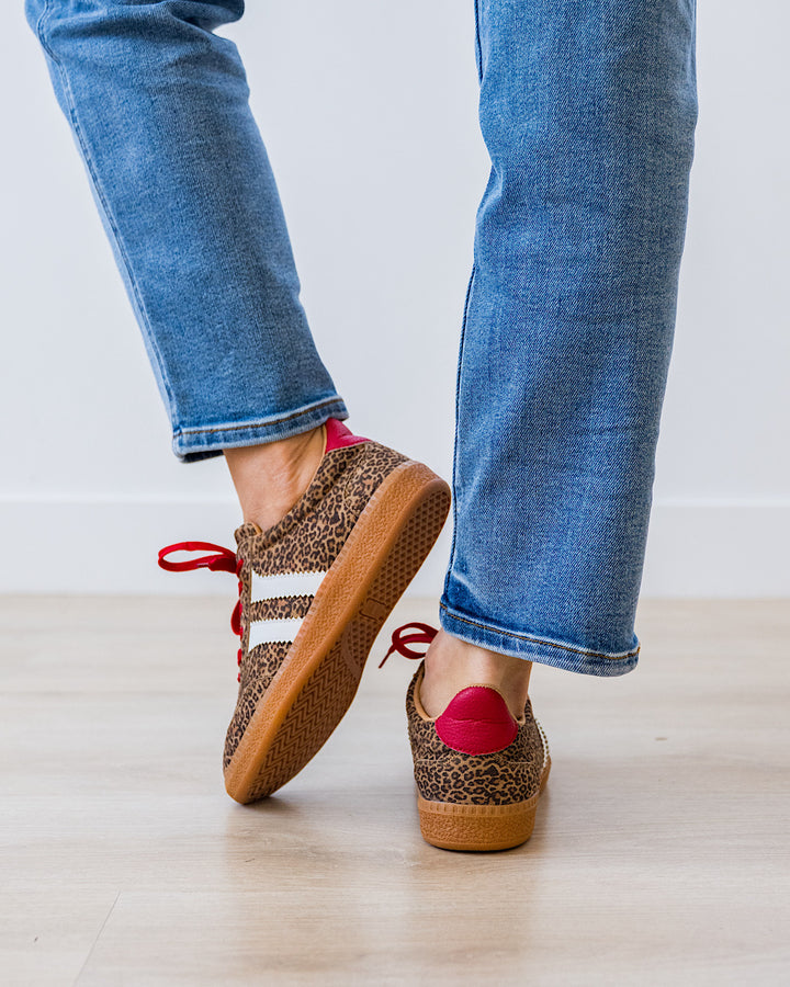 NEW! Corkys Heads Up Sneakers - Mini Leopard Corkys Footwear