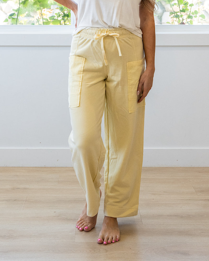 NEW! Rae Mode Terry Comfy Pants - Lemonilla