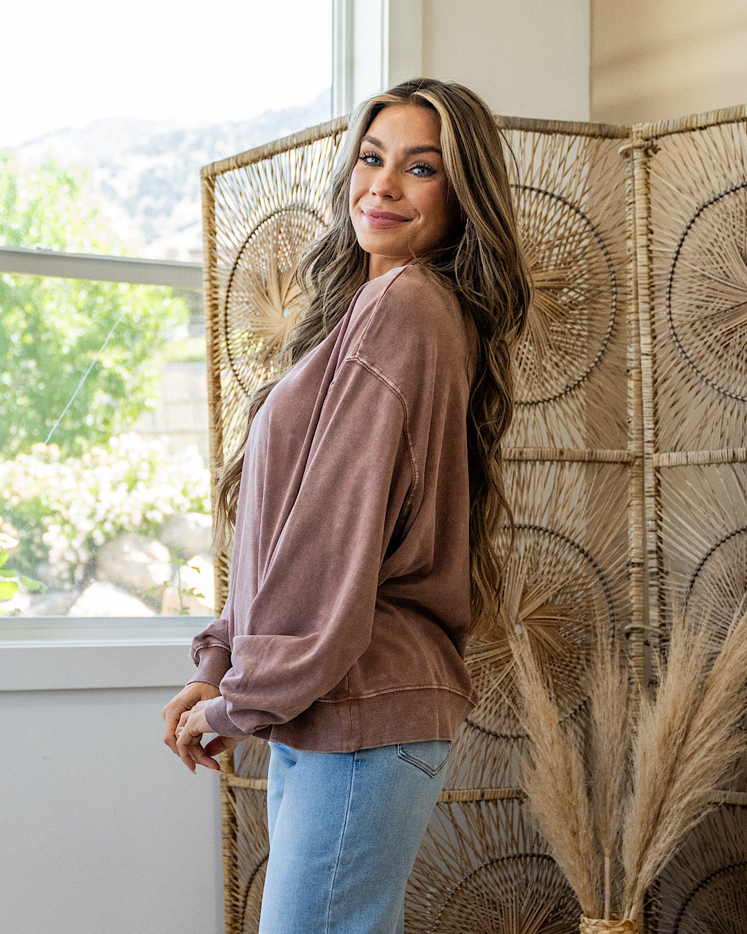 NEW! Never Better Sweatshirt - Chestnut Double Zero