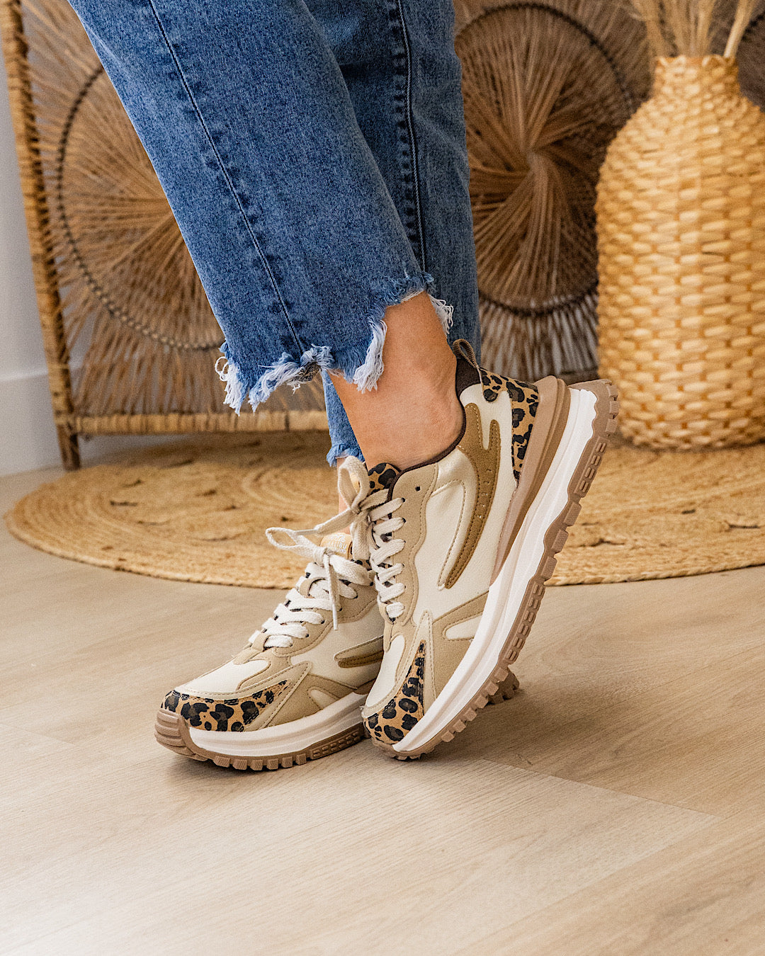 NEW! Blowfish Leo Sneakers - Gold Leopard Blowfish