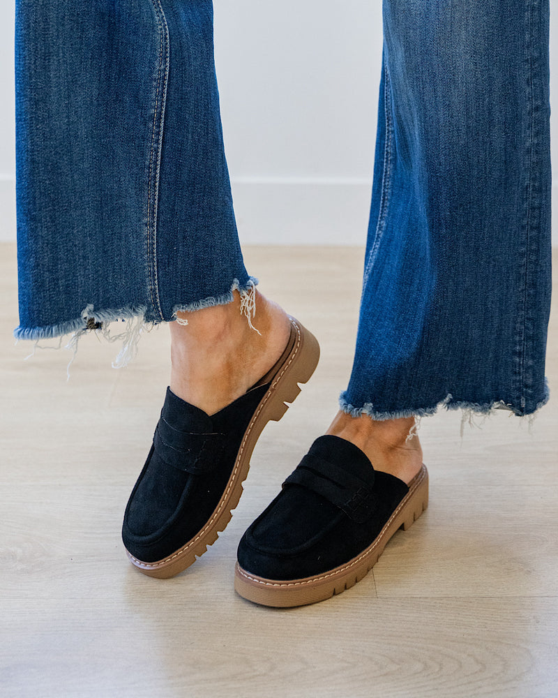 NEW! Corkys Get Lucky Slip On Loafers - Black