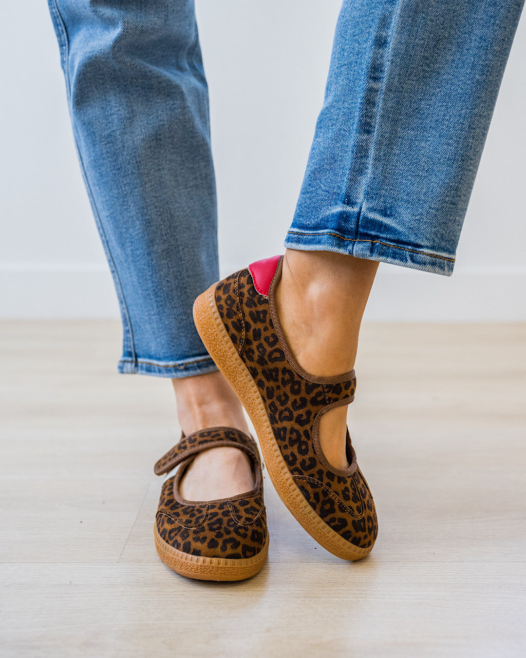 NEW! Corkys Calm Down Mary Jane Sneakers - Leopard