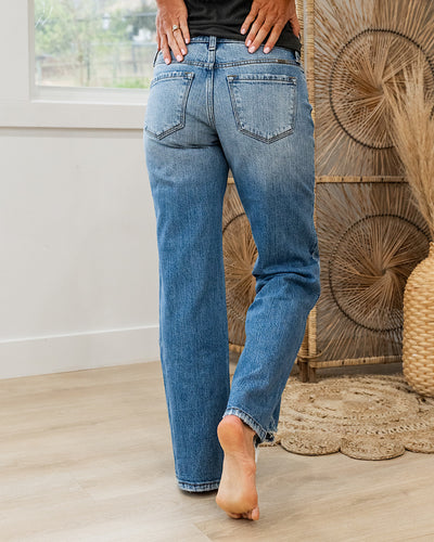 NEW! KanCan Misty Distressed Straight Jeans  KanCan   