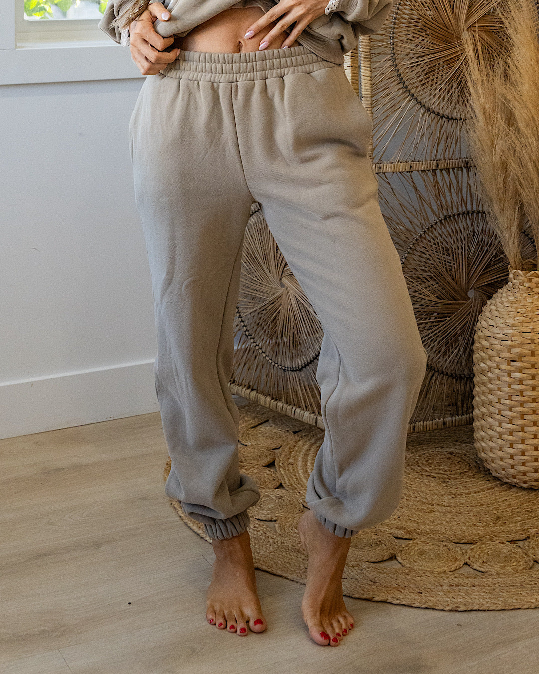 NEW! Ampersand Ave Comfort Zone Joggers - Mocha Lace Ampersand Ave
