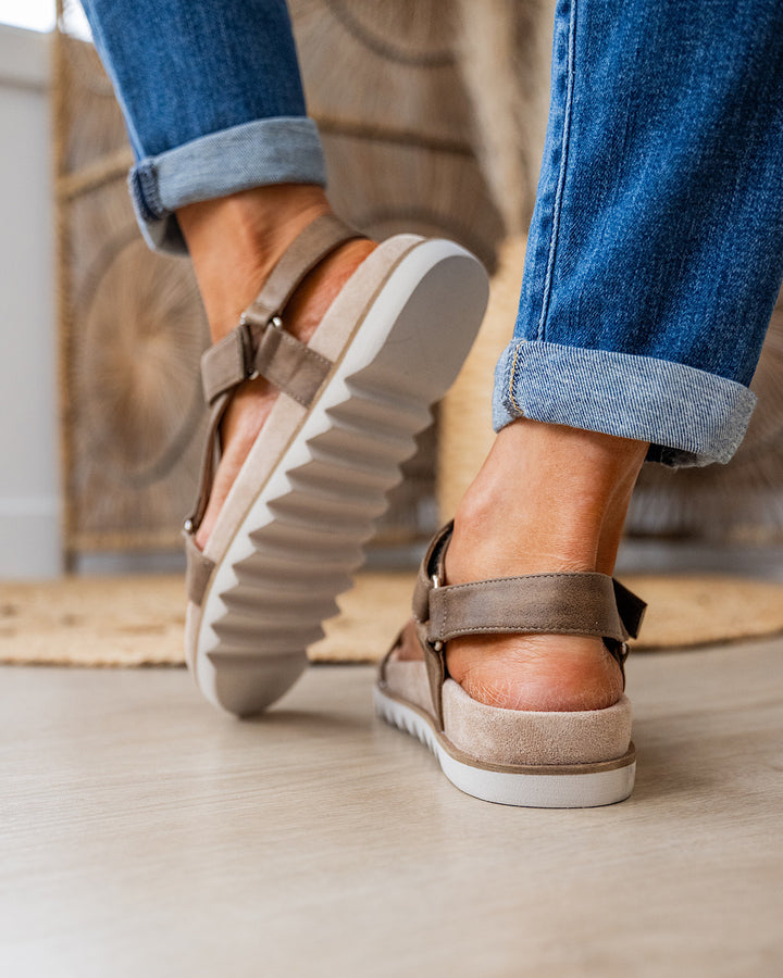 Corkys Give It a Go Sandals - Tan Corkys Footwear