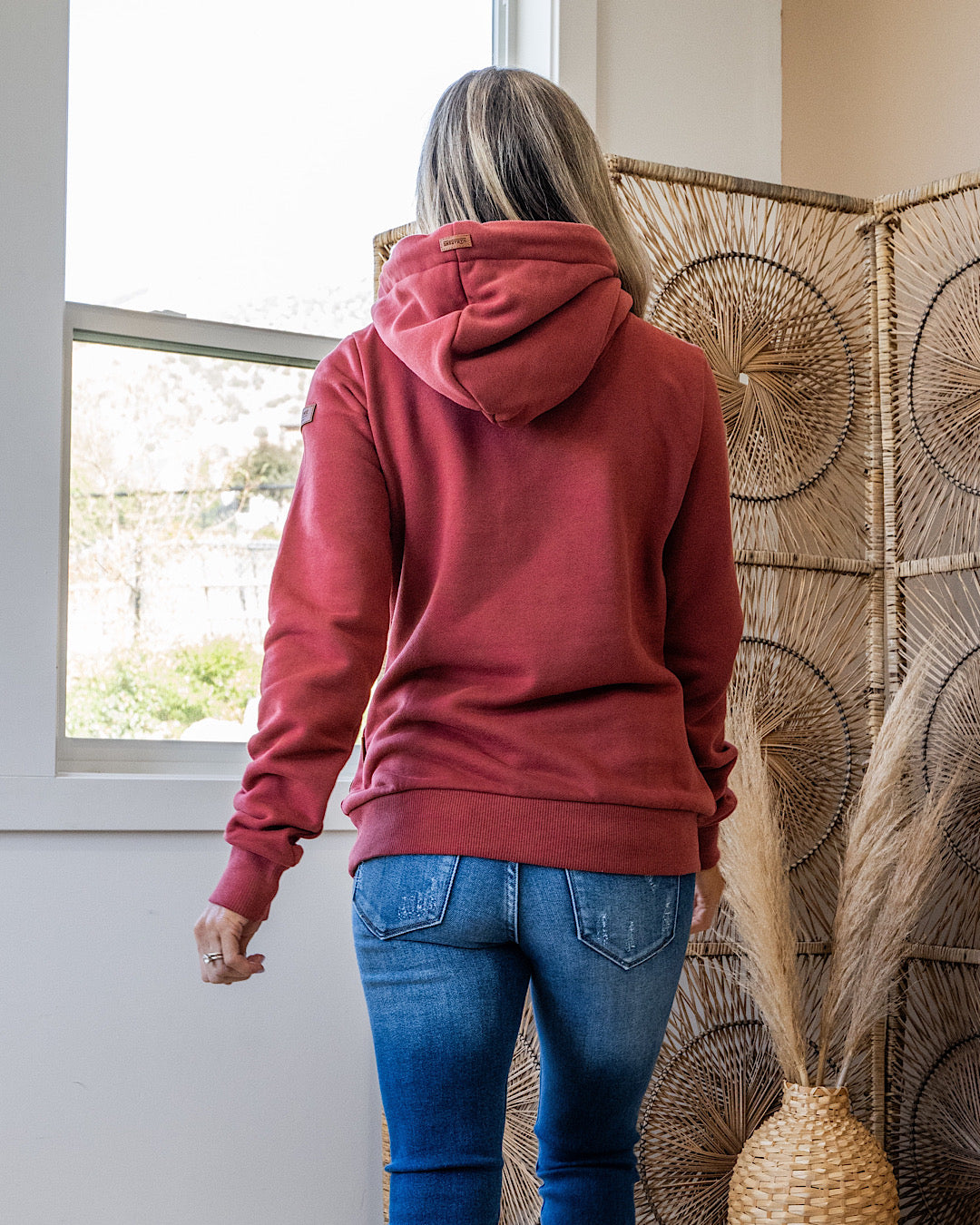 Wanakome Artemis Hoodie - Rustic Red  Wanakome   