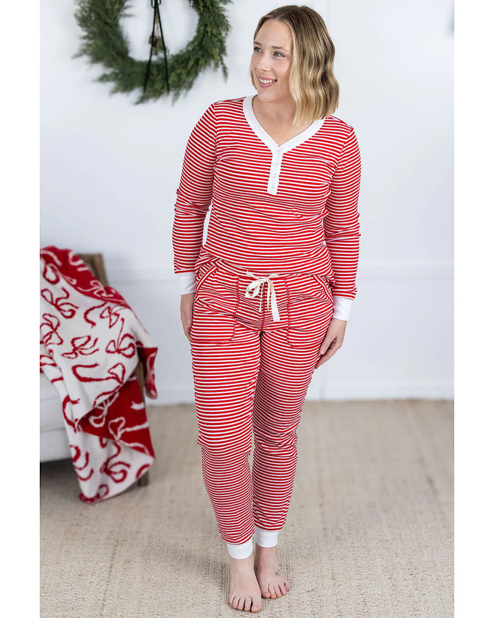NEW! Candy Cane Striped Pajama Set