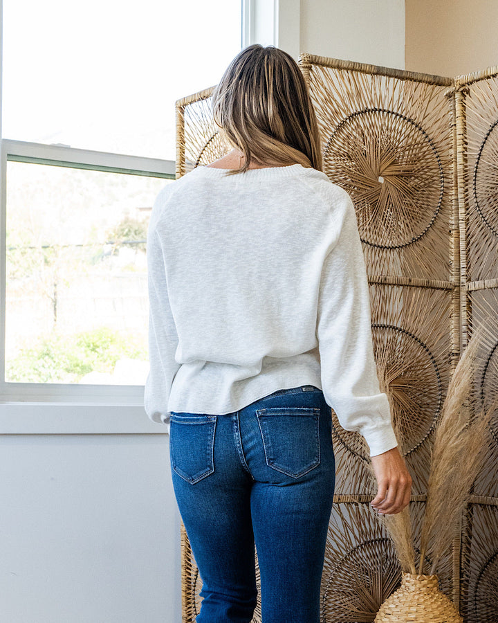 DOORBUSTER! Raglan Sweater - Ivory